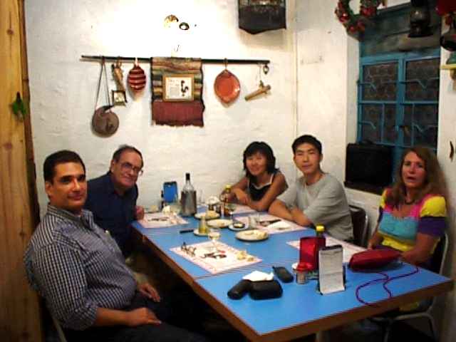 Eu, Ph.D. Dr. Ramón Tamames, Carol, Bentham, Mrs. Cármen Tamames - in China