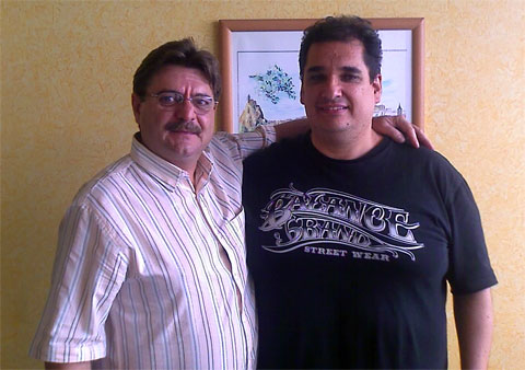 O Professor Luiz Carlos Crozera Fundador da Hipnose Condicionativa e eu